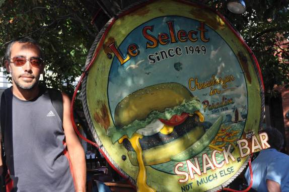 O mitológico bar Le Select, um dos mais famosos do Caribe (em Gustava, St. Bath)